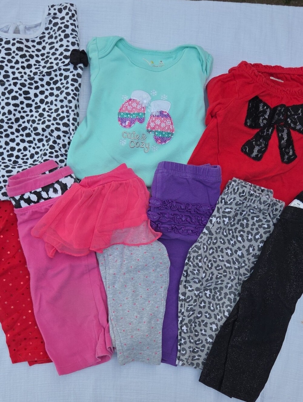 Infant Girl Mix & Match Clothing Set (9 Mo)